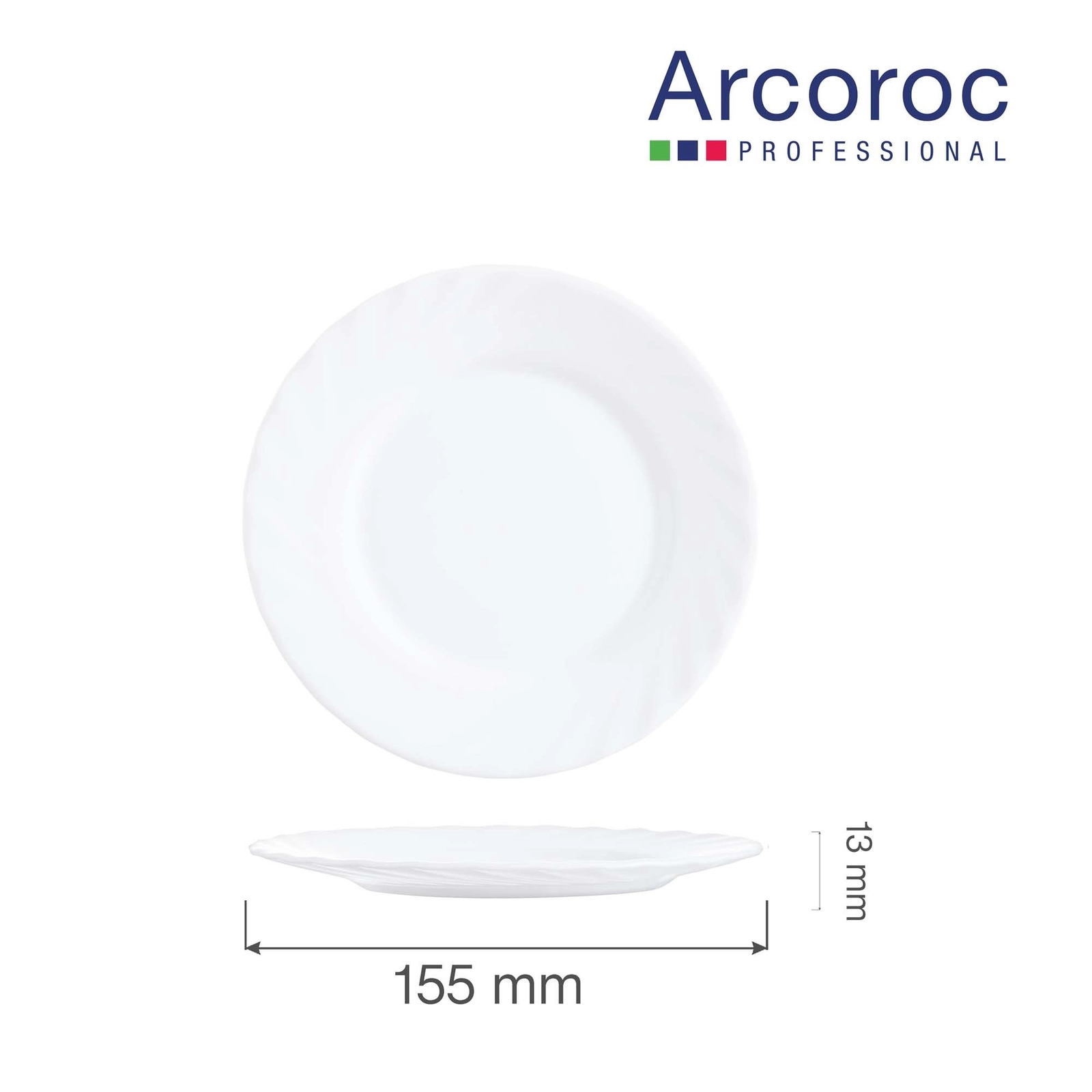 Talerz płytki, ⌀155×13 mm | ARCOROC, Trianon