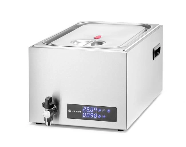 Urządzenie do sous vide GN 1/1, 20 l, 230 V, 0,6 kW, 350x680x275 mm | HENDI, 225448