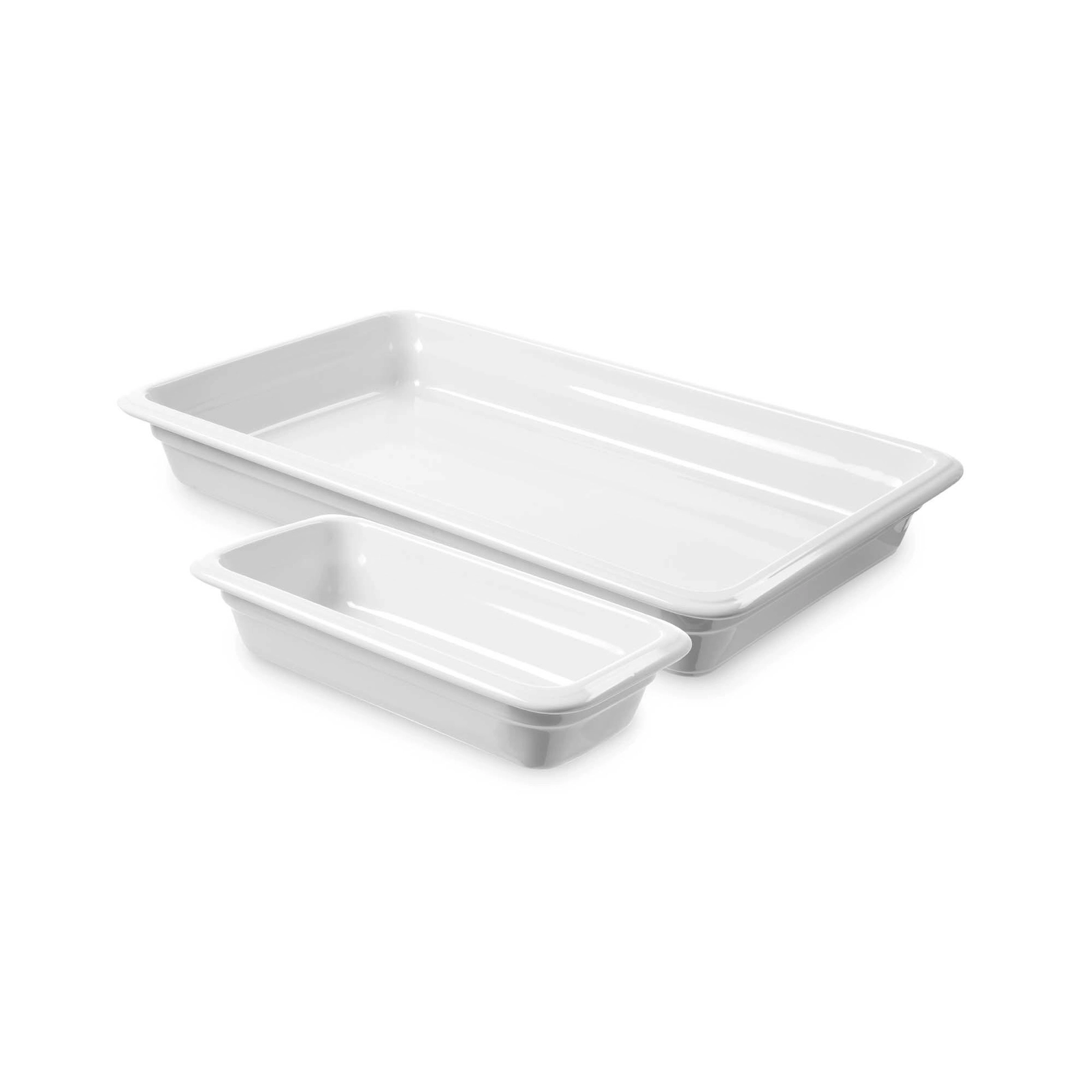 Pojemnik porcelanowy GN 1/3 biały, 325×176×65 mm | FINE DINE, 783023