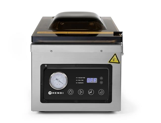 Pakowarka próżniowa – komorowa, 240 V, 1 kW, 330x480x361 mm | HENDI, Profi Line