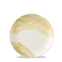 Talerz płytki coupe, Ø165 mm | CHURCHILL, Tide Gold