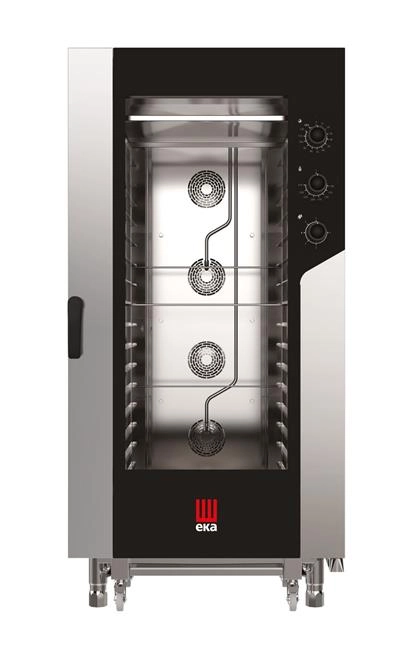 Piec konwekcyjno-parowy 16×600×400 mm, elektryczny 400V/31 kW, 930×1035×1900 mm | TECNOEKA, Millennial Smart