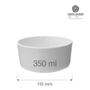 Miska, Ø110 mm, 350 ml, biały | FINE DINE, Nordic