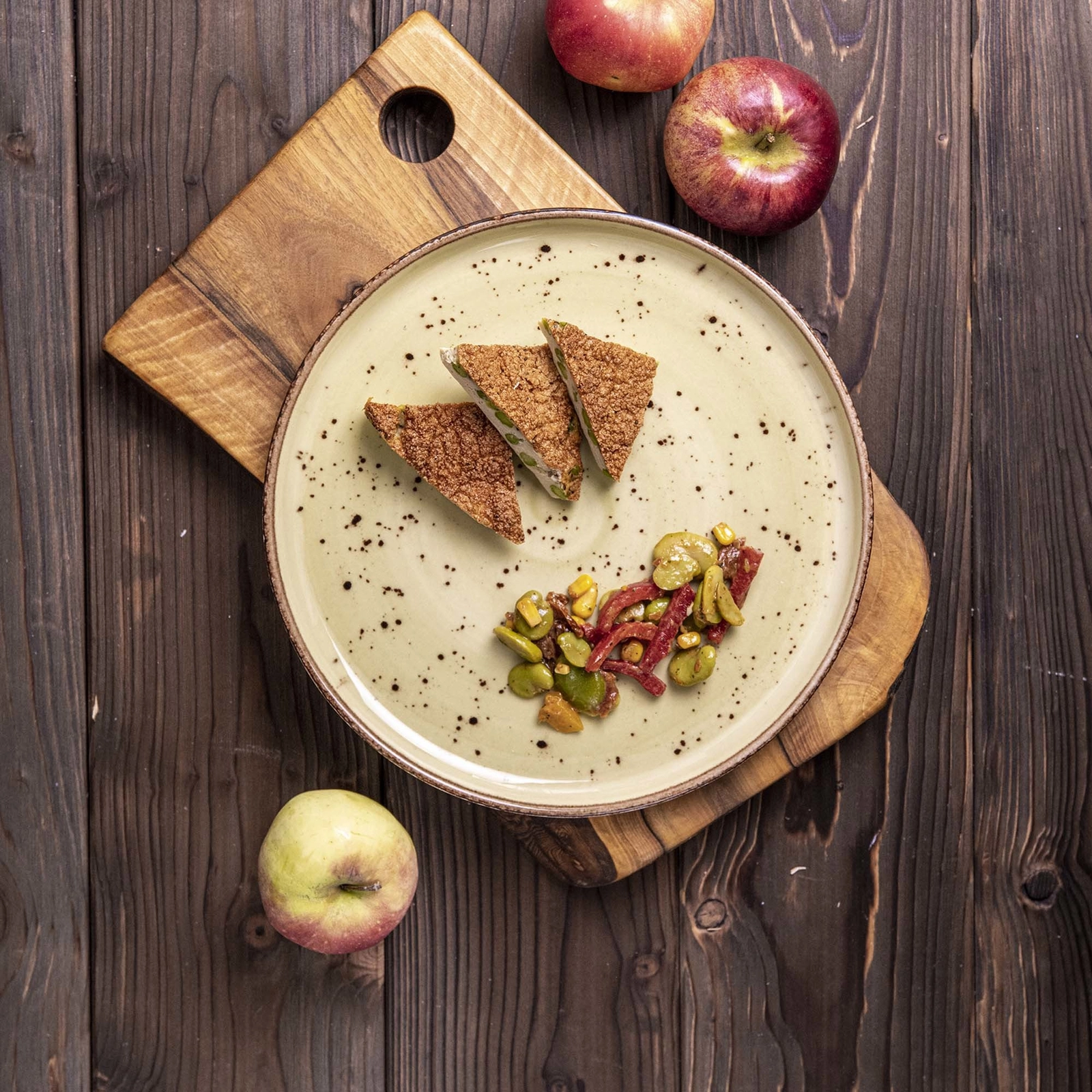 Miska coupe, Ø250 mm, zielona | FINE DINE, Olive