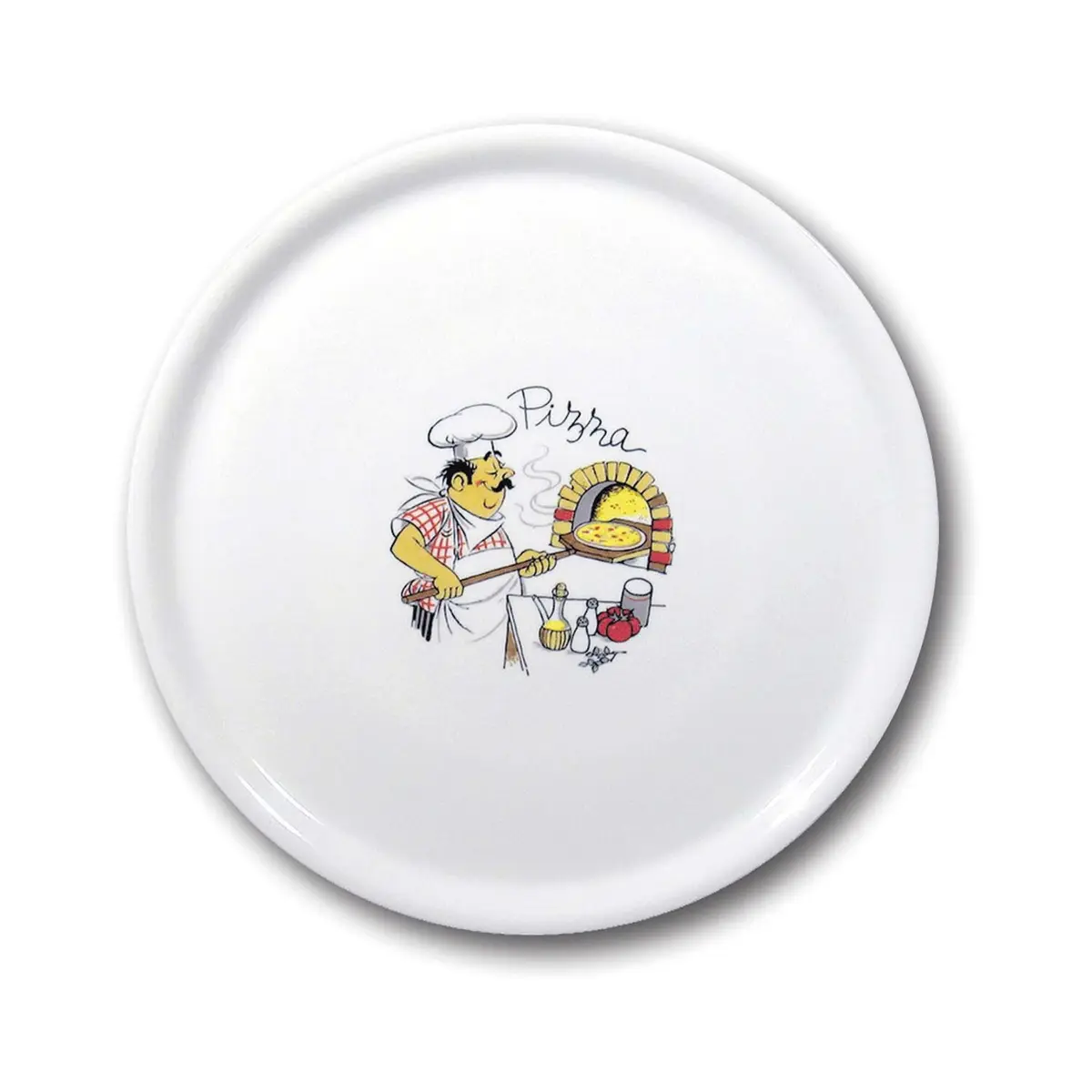 Talerz do pizzy, biały, ⌀330 mm | HENDI, Traditional