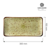Talerz prostokątny, 300x150 mm, zielony | FINE DINE, Olive