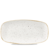 Talerz prostokątny, 298×153 mm | CHURCHILL, Stonecast Barley White