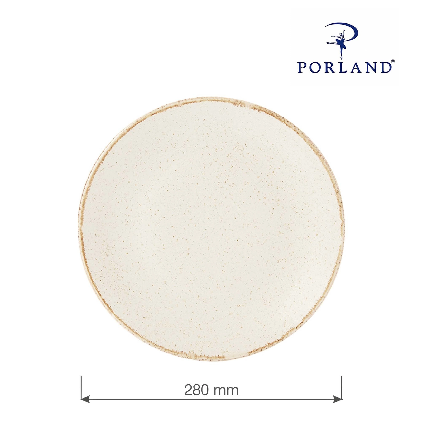 Talerz płytki, Ø280 mm | PORLAND, Seasons Sand