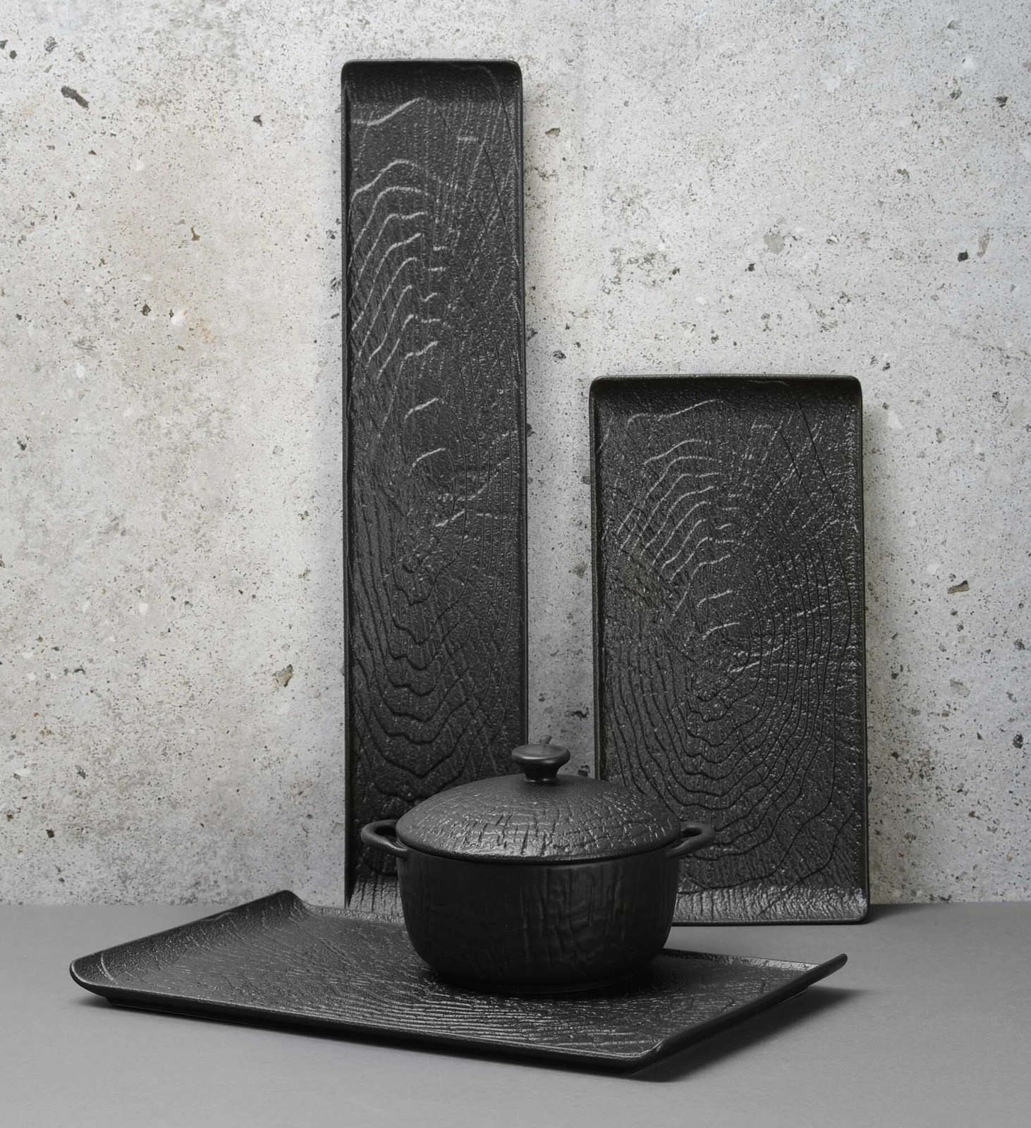 Miska gniazdo, Ø130 mm, czarna | FINE DINE, Crust