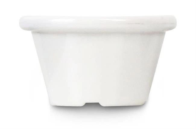 Miseczka ramekin z tworzywa, kość słoniowa, 45 ml, ø60x35 mm, zestaw 12 szt. | HENDI, 565612