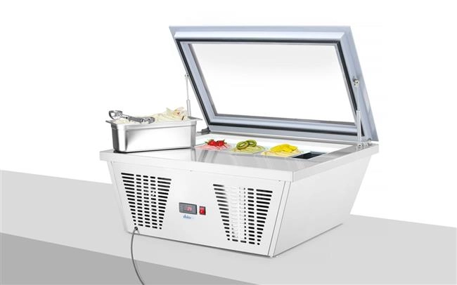 Witryna mroźnicza nastawna, 220-240V, 0,21 kW, 867x735x373 mm | ARKTIC, 233689