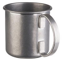 Kubek beczka ze stali nierdzewnej 0,45 l, inox, antyczny | APS, MoscovMule