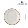 Spodek, Ø150 mm | CHURCHILL, Stonecast Barley White