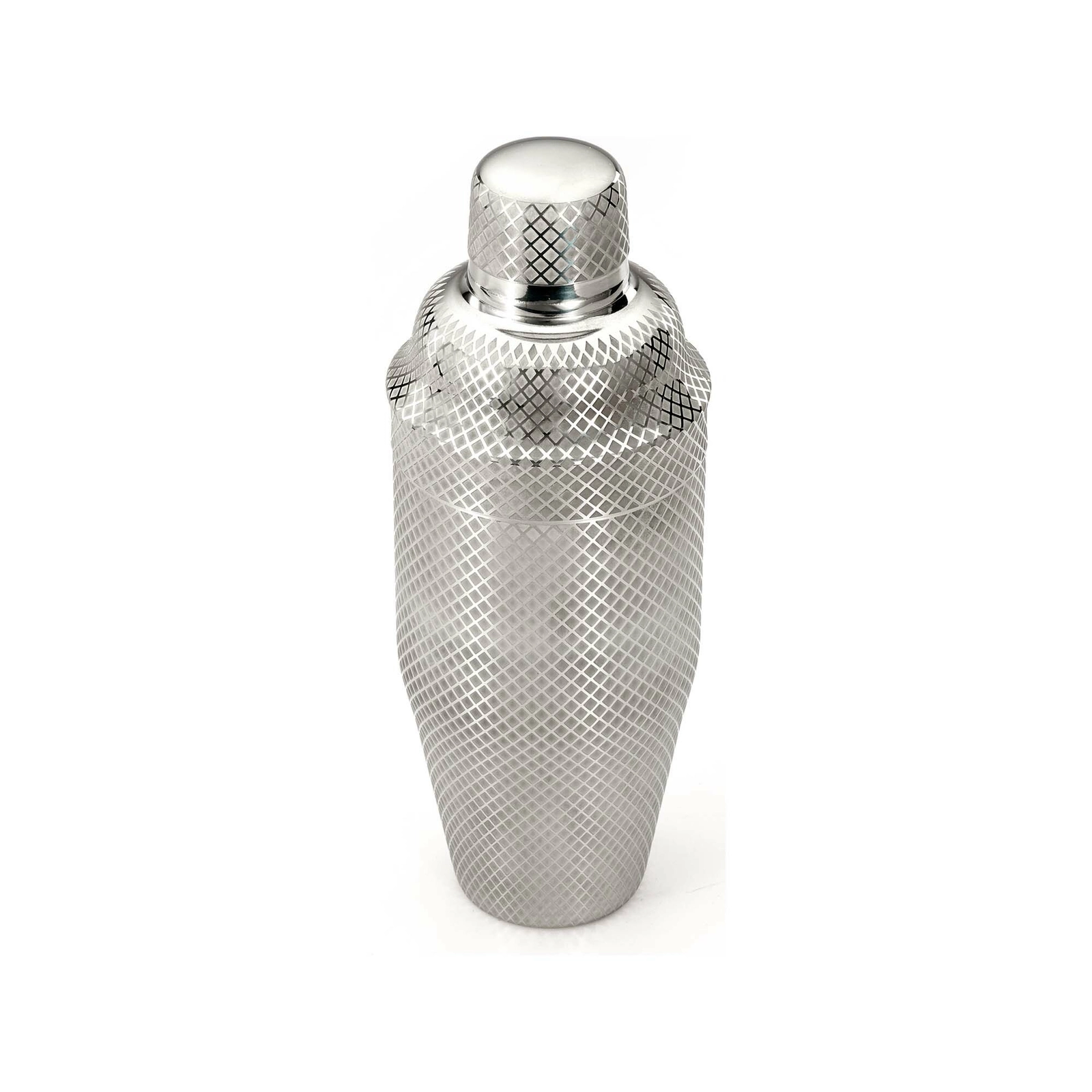Shaker barmański 3-częściowy w stylu japońskim Diamond Lettice, ze stali nierdzewnej, 700 ml | BARFLY, Diamond Lettice