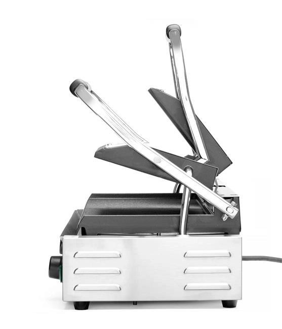 Grill kontaktowy podwójny, ryflowany, 3,6 kW, 230 V, 570×395×510 mm | HENDI, 263709