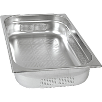 Pojemnik perforowany GN 1/1 65 mm ze stali nierdzewnej | STALGAST, Comfort