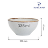 Miska, 335 ml | PORLAND, Seasons Ashen
