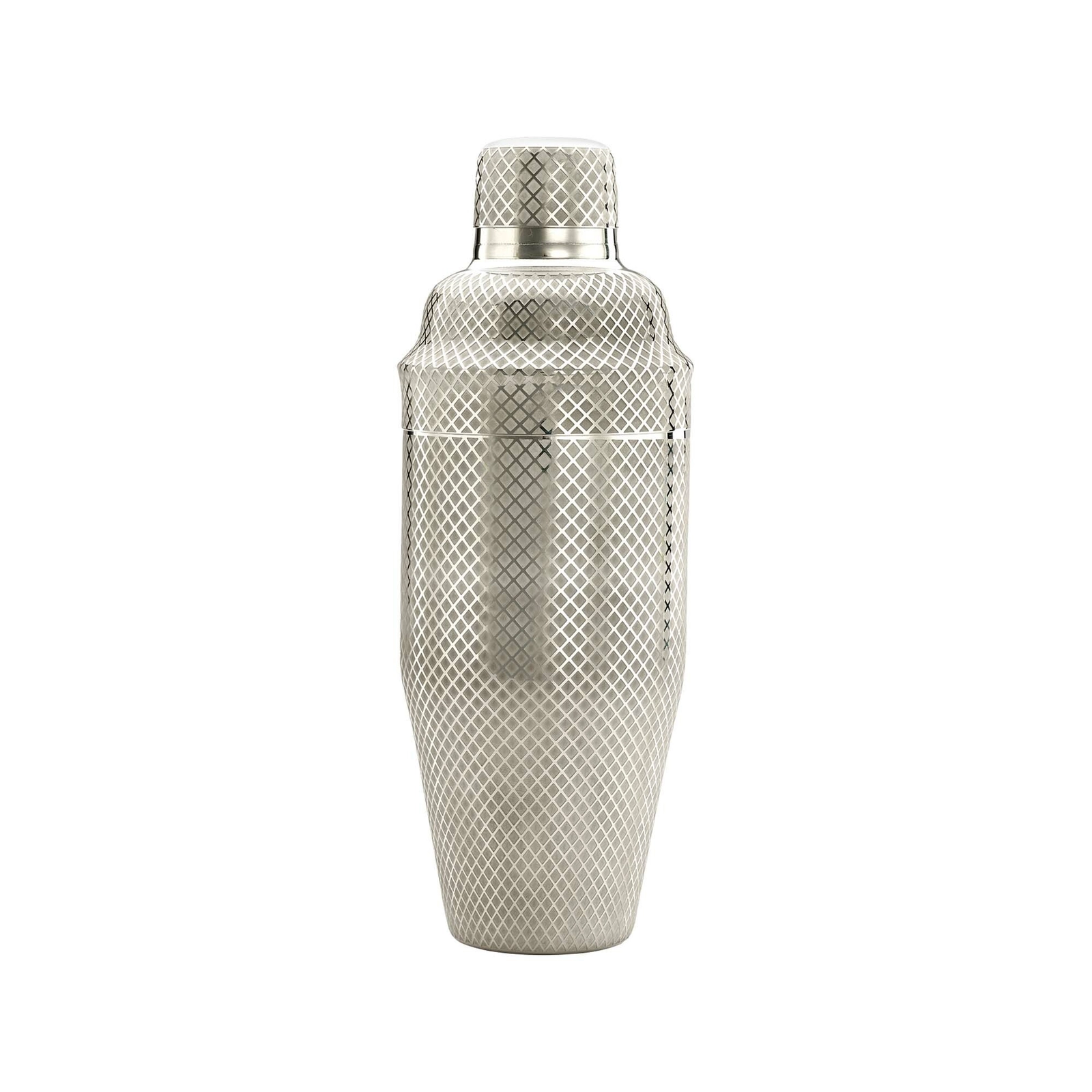 Shaker barmański 3-częściowy w stylu japońskim Diamond Lettice, ze stali nierdzewnej, 700 ml | BARFLY, Diamond Lettice