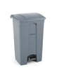 Pojemnik na odpady z pedałem, jasnoszary, 87 l, 500x410x815 mm | AMERBOX, 691168