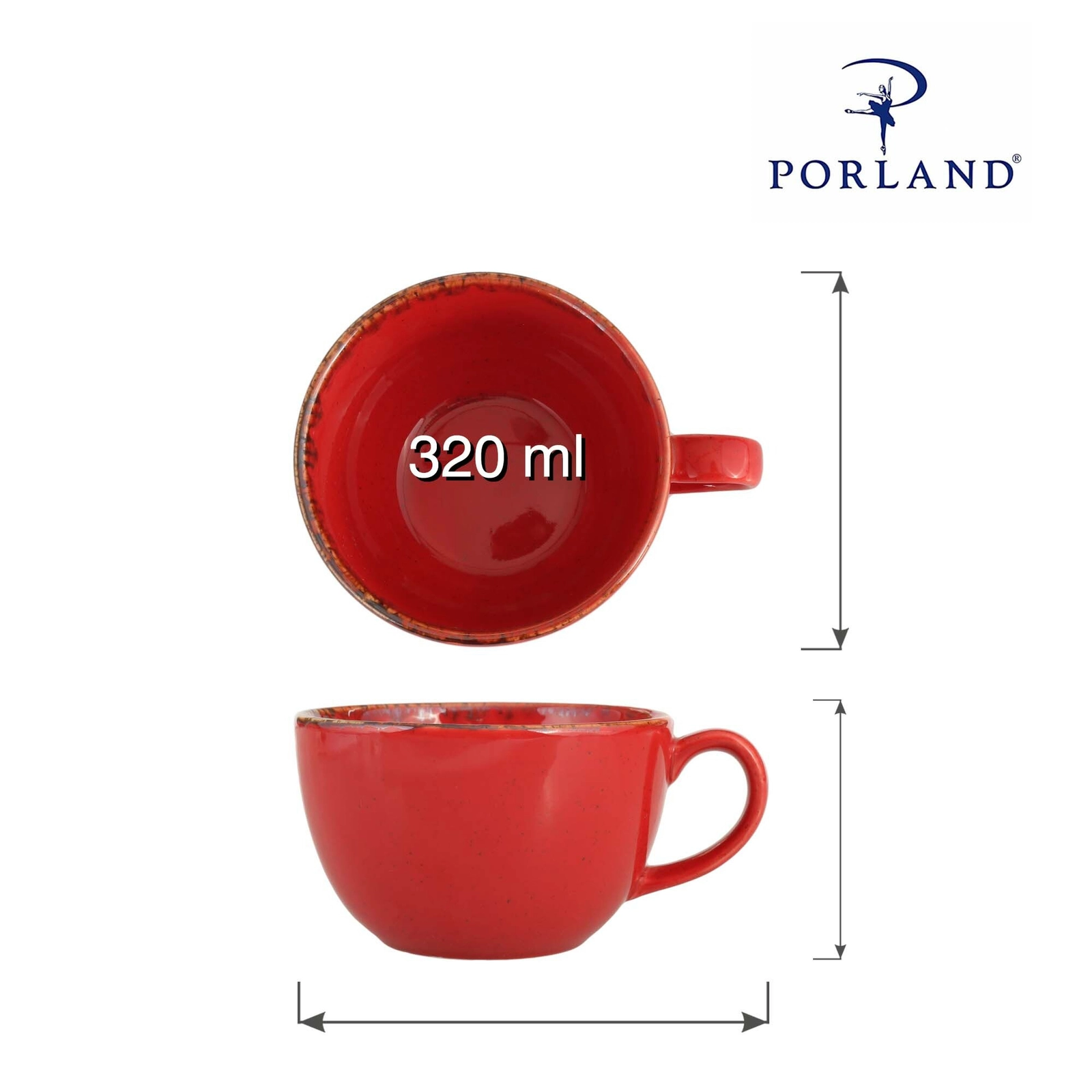 Filiżanka, 320 ml | PORLAND, Seasons Magma