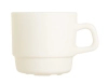 Filiżanka, 90 ml, kremowa, zestaw 12 szt., ⌀56x60 mm | ARCOROC, Zenix Intensity