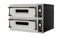 Piec do pizzy 2-komorowy, 400 V, 18 kW, 1365x968x745 mm | HENDI, Basic XL 66