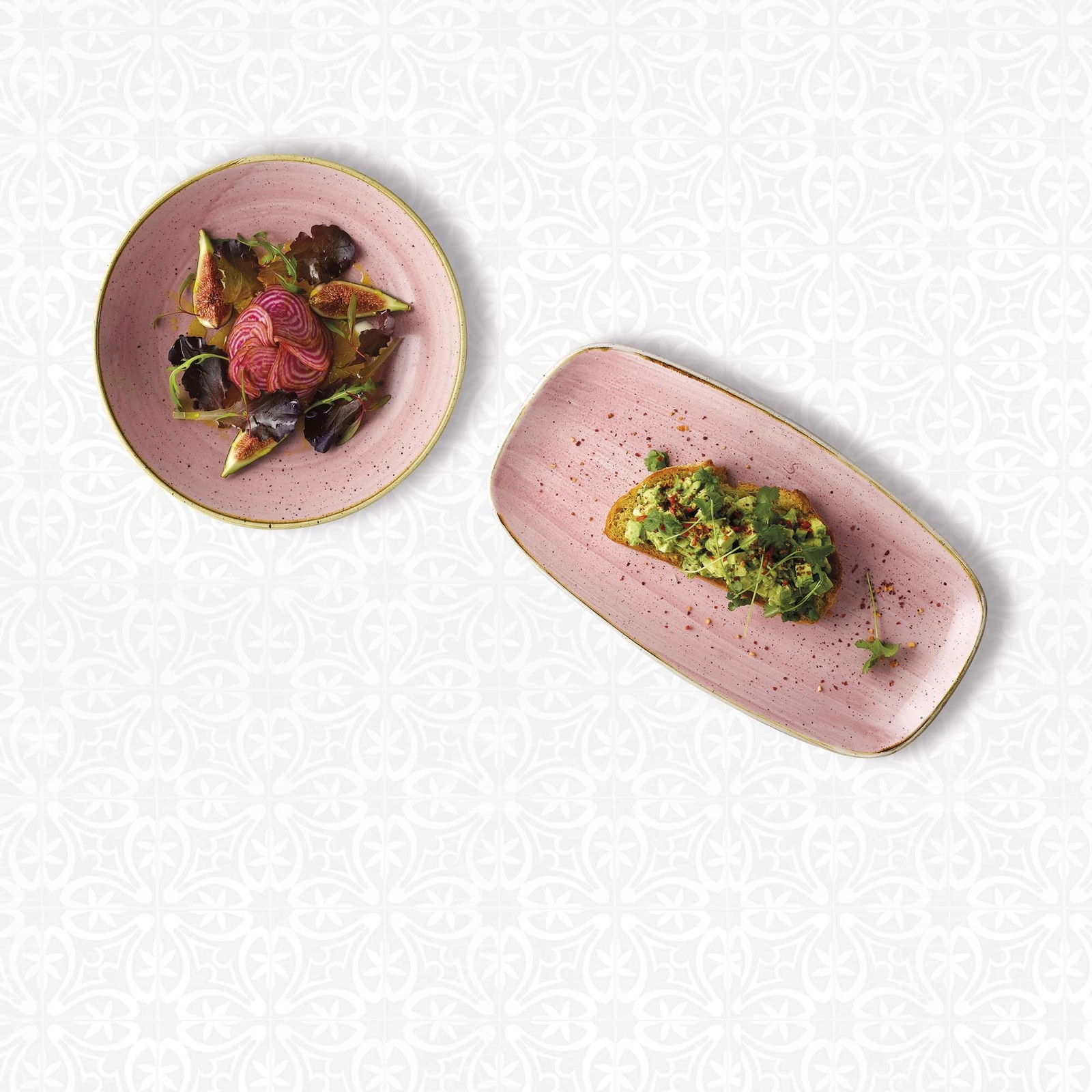 Miska coupe, Ø248 mm | CHURCHILL, Stonecast Petal Pink