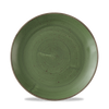 Talerz płytki Ø220 mm, zielony | CHURCHILL, Stonecast Sorrel Green