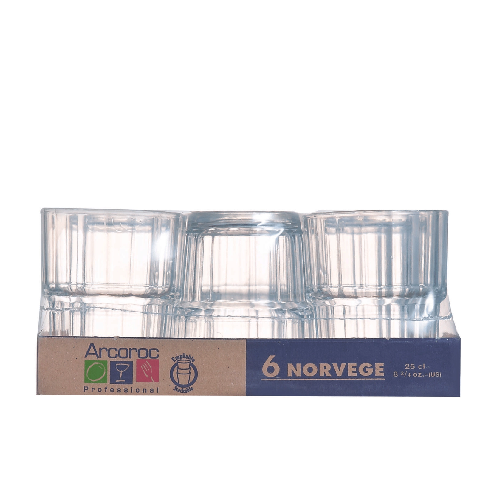 Szklanka wysoka Ø74 mm, 320 ml | ARCOROC, Norvege