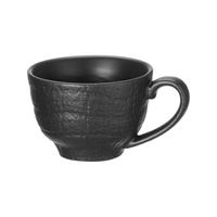 Filiżanka do espresso, 90 ml, czarna | FINE DINE, Crust