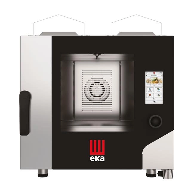 Piec konwekcyjno-parowy 5×GN 1/1, gazowy, 9,3 kW, 730×850×800 mm | TECNOEKA, Millennial Touch Screen