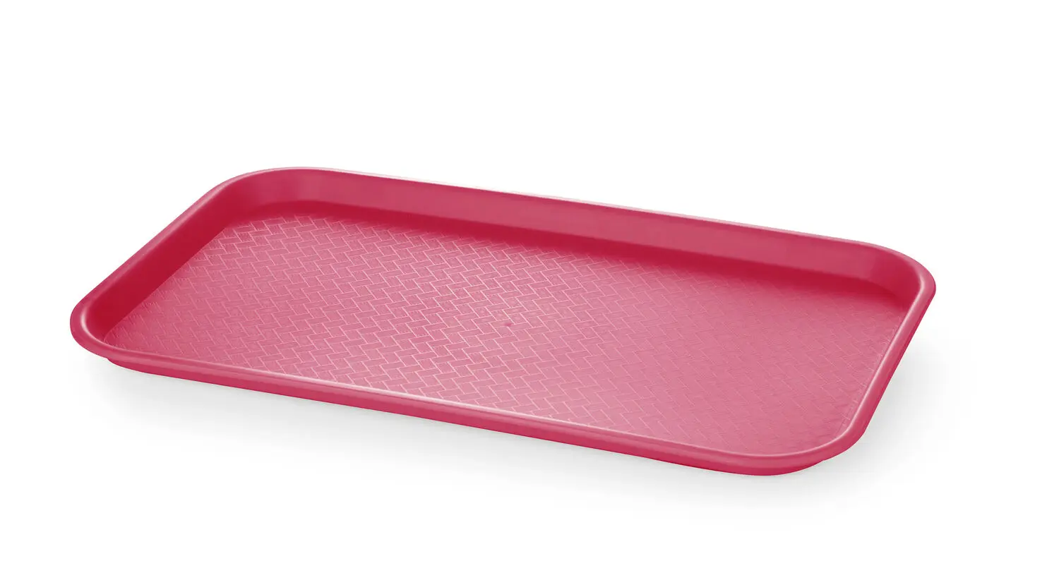 Taca Fast Food GN 1/1 530x325 mm z polipropylenu, czerwona | AMERBOX, 878545