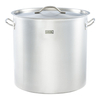 Garnek wysoki ze stali nierdzewnej z pokrywką, o średnicy 450 mm, 71.6 l | GREDIL, 011455