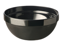 Salaterka okrągła z melaminy 2,5 l, czarna, Ø230×105 mm | APS, Casual Maxi