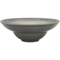 Talerz głęboki do pasty Kaszub z porcelany Ø260 mm, szary | LUBIANA, Art