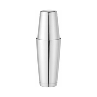 Shaker bostoński Tin-on-Tin, 0,8 l, Ø90×303 mm, srebrny | BAR UP, 596401