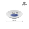 Miska, Ø200 mm, 600 ml, szara | FINE DINE, Serenity