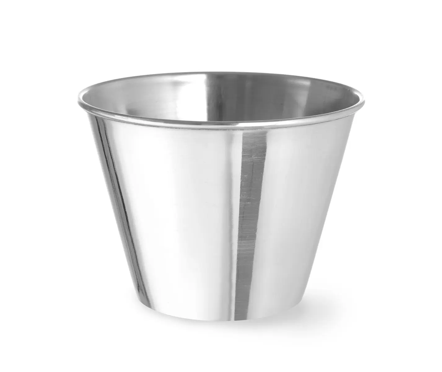 Miseczka do sosów ze stali nierdzewnej, 340 ml, ø100x75 mm, zestaw 12 szt. | HENDI, 400067
