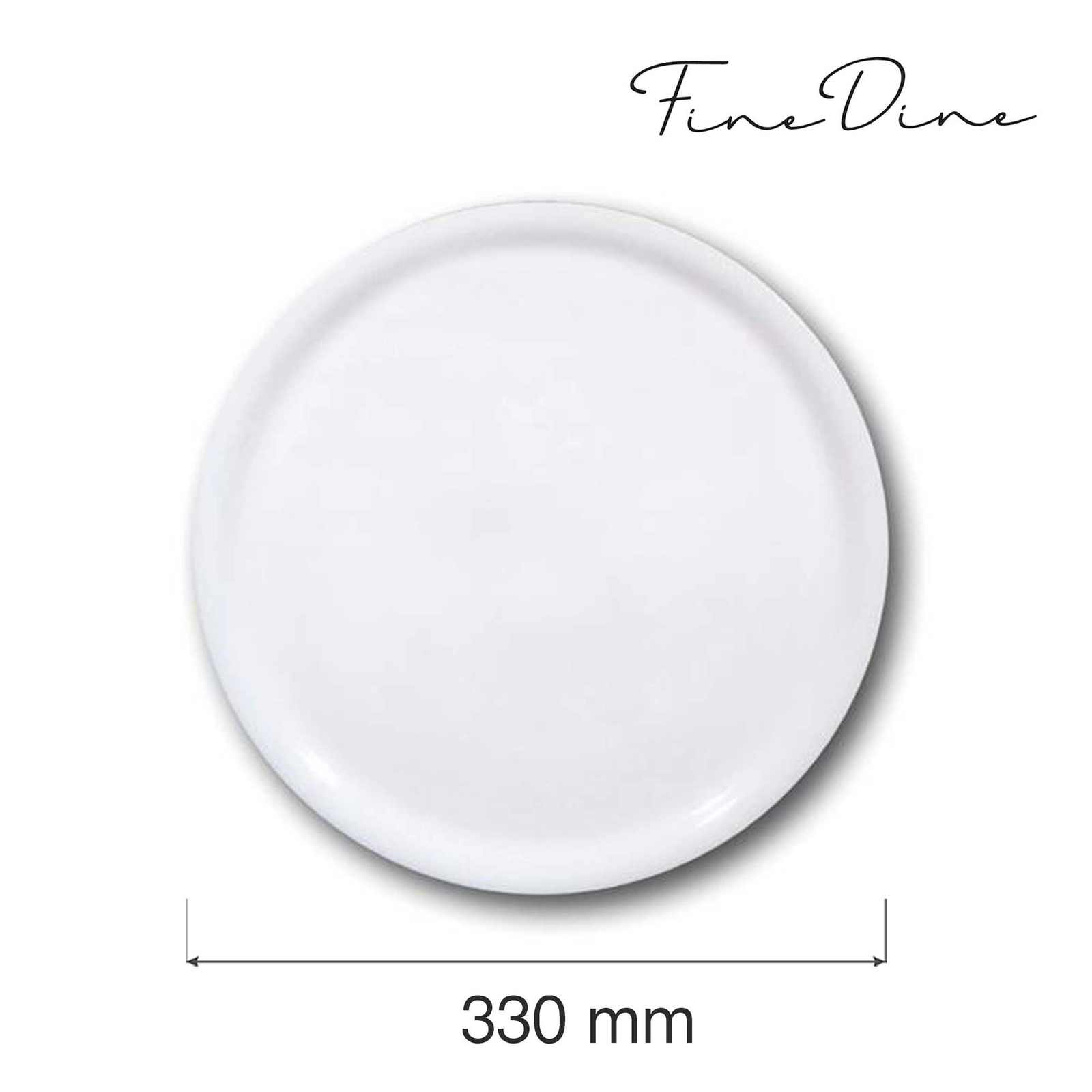 Talerz do pizzy, Ø330 mm, biały | FINE DINE, Speciale