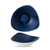 Miska trójkątna, Ø235 mm | CHURCHILL, Stonecast Plume Ultramarine