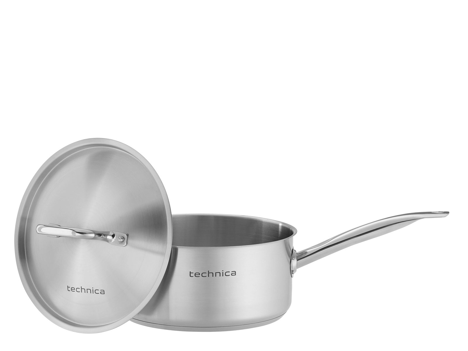 Rondel 5 l o średnicy 240 mm ze stali nierdzewnej z pokrywką | TECHNICA, Gold Line