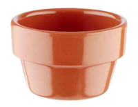 Miska z melaminy 0,04 l, ceglasta | APS, Flower Pot