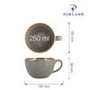 Filiżanka, 250 ml | PORLAND, Seasons Stone