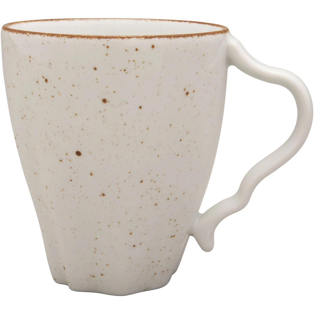 Kubek z porcelany 350 ml, beżowy | LUBIANA, Stone Age