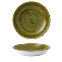 Miska coupe, Ø248 mm | CHURCHILL, Stonecast Plume Green