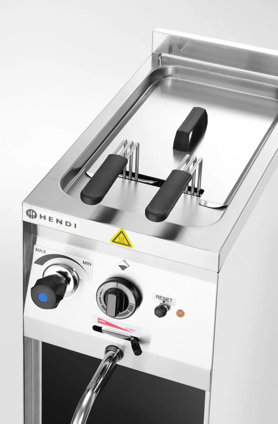 Urządzenie do gotowania makaronu i pierogów wolnostojące 10 l, 230 V, 3,5 kW, 330x600x907 mm | HENDI, 238844