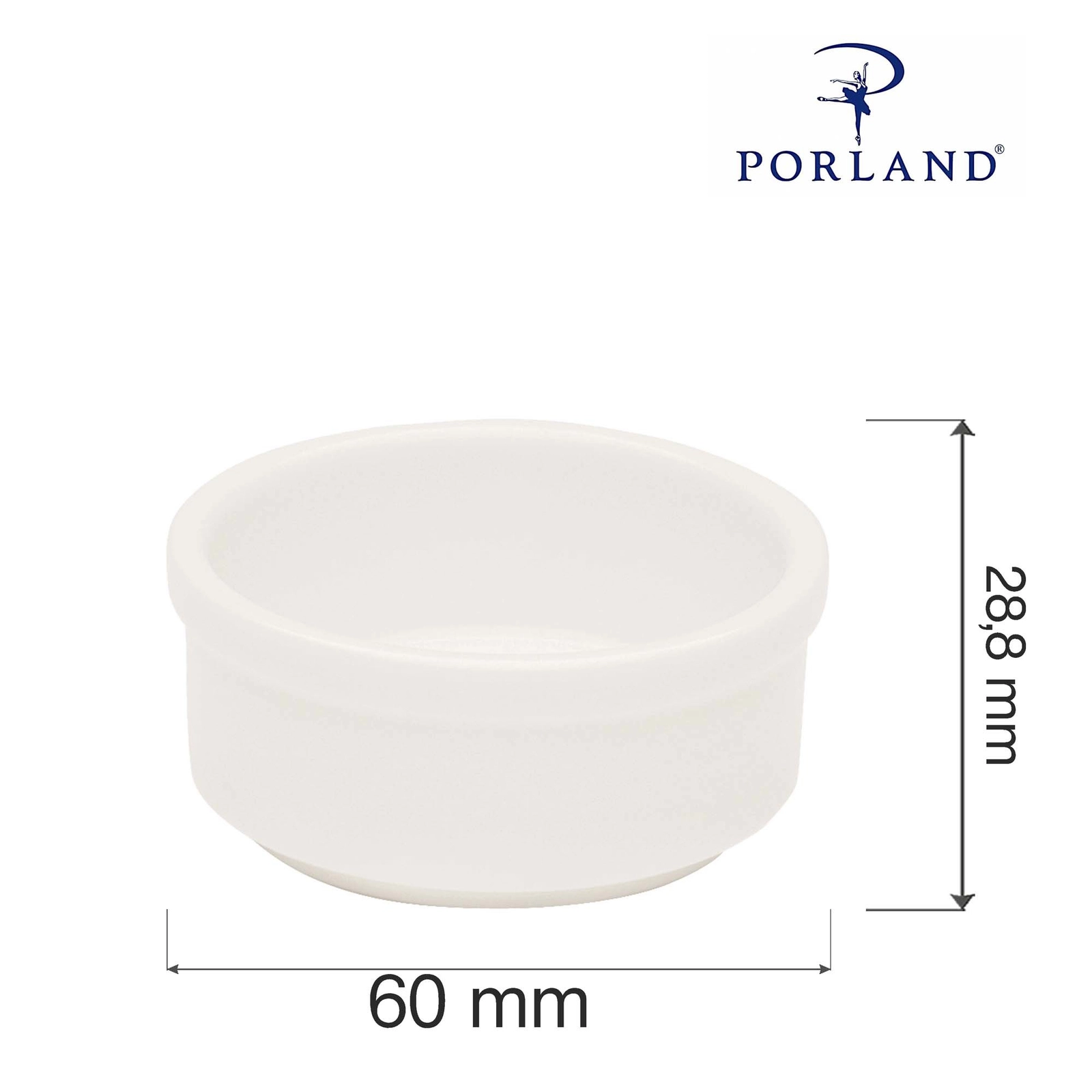 Ramekin, Ø60 mm | PORLAND, Dove