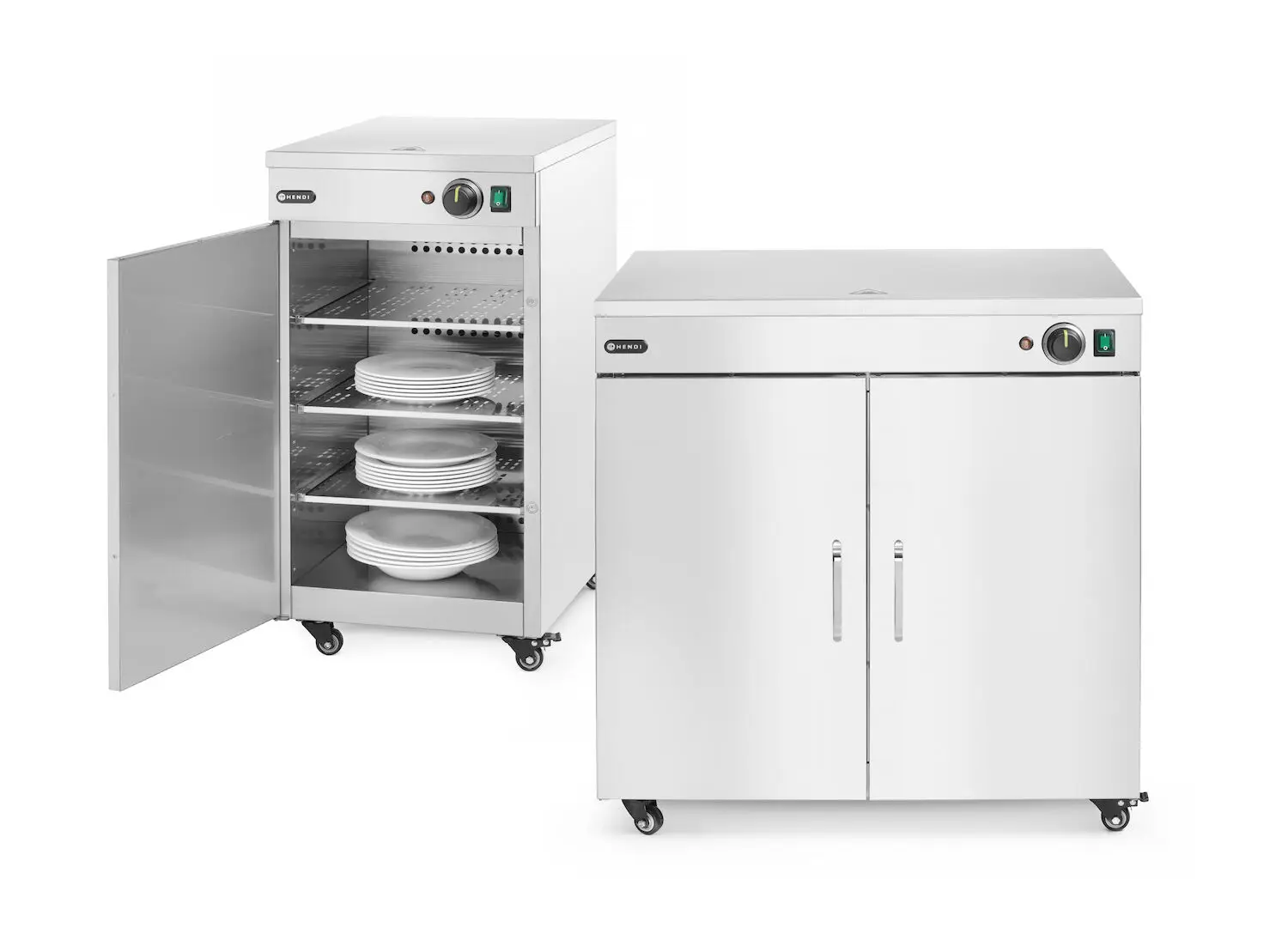 Podgrzewacz do talerzy pojedynczy, 230 V, 0,4 kW, 393×571×766 mm | HENDI, 250167