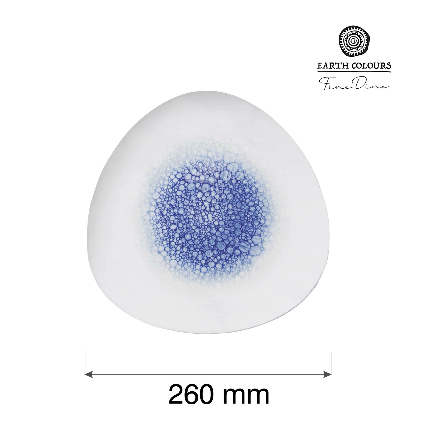 Talerz trójkątny, 260 mm | FINE DINE, Serenity