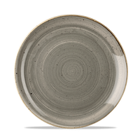 Talerz płytki, Ø217 mm | CHURCHILL, Stonecast Peppercorn Grey